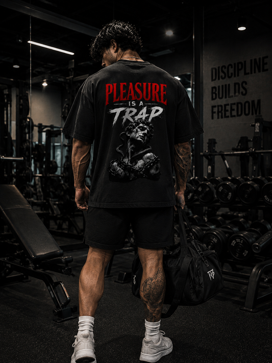 Pleasure Is A Trap Oversized T-Shirt